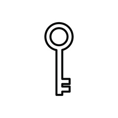 Key icon vector set. Key illustration sign collection.  Key microphone symbol or logo.