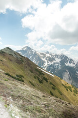 View from the Ornak ridge towards the High Tatras