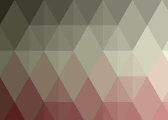 Obraz premium Abstract color Low-Polygones Generative Art background illustration
