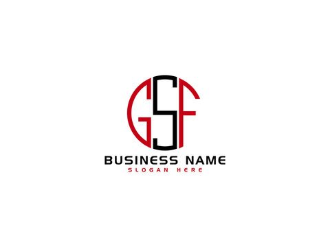 Creative GSF Logo Letter Vector Image Design For Your Business