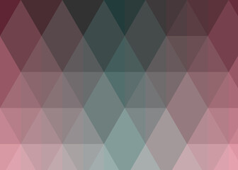 Obraz premium Abstract color Low-Polygones Generative Art background illustration