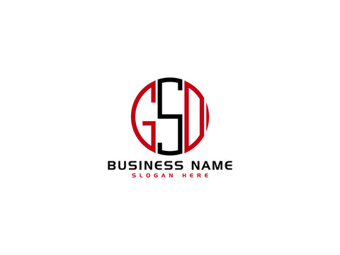 Creative GSO Logo Letter Vector Image Design For Your Business