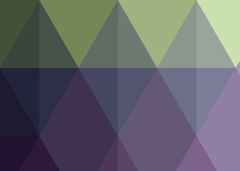 Abstract color Low-Polygones Generative Art background illustration