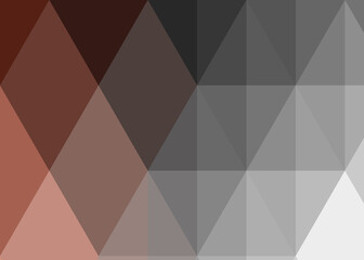 Abstract color Low-Polygones Generative Art background illustration