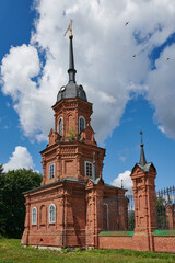 Fototapeta premium Russia. The town of Volokolamsk. Kremlin. South corner tower
