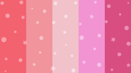 Star and circle shapes on a colorful background. Vector illustration.