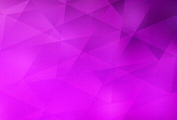 Light Purple vector abstract polygonal pattern.