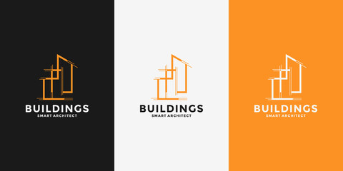 mega construction logo design building