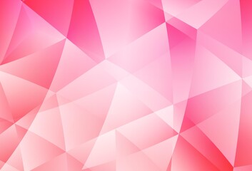 Fototapeta premium Light Pink, Yellow vector polygonal template.