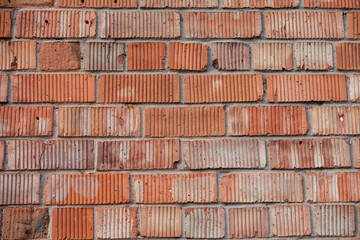 Red brick wall