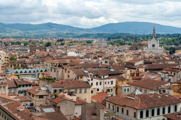 Red rooftops of Florence