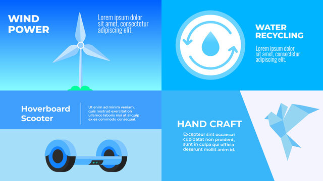 Blue Eco Concept Title