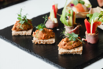 Catering At The Event In A Restaurant.