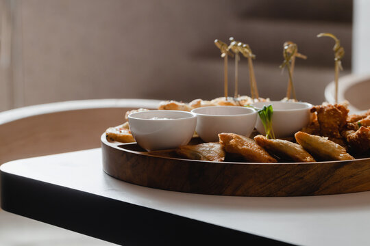 Catering At The Event In A Restaurant.