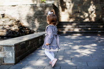 girl in a dress