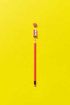 Pencil with sharpener