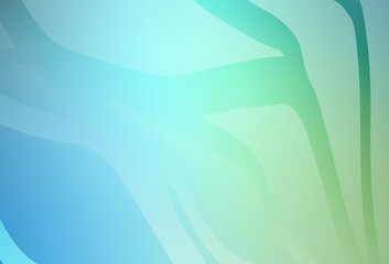 Light Blue, Green vector blurred bright template.