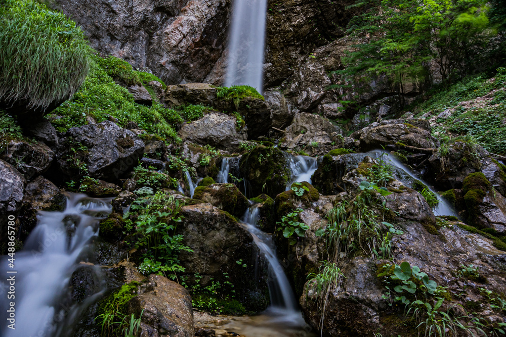 Canvas Prints beautiful shot of wildensteiner waterfall in austria