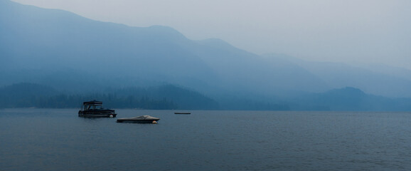 boat on the river