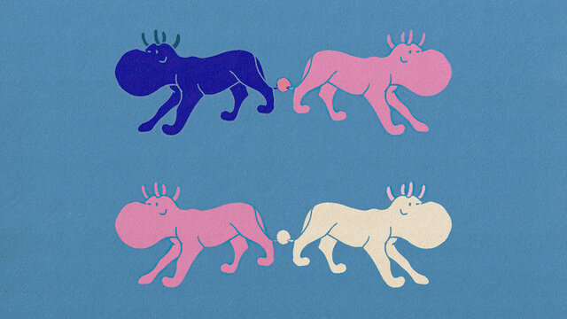 Illustration Of Four Alien Creatures