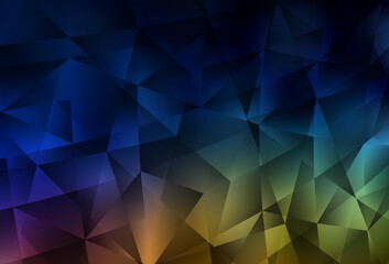 Obraz premium Dark Multicolor vector abstract mosaic backdrop.