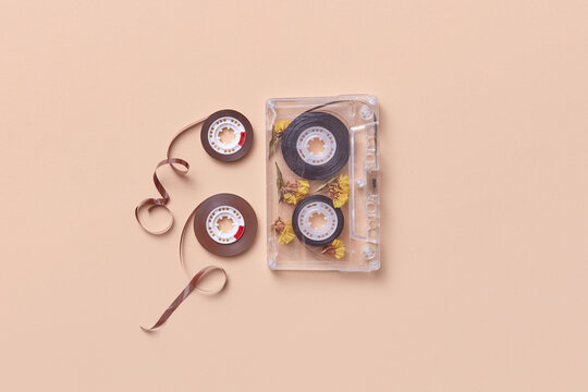 Retro tape cassette and spools