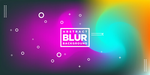 Modern Hologram Blur Colorful Abstract Background Design for web design