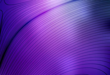 Light Purple, Pink vector texture with bent lines.