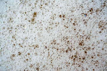 beer foam bubbles background wallpaper on jar