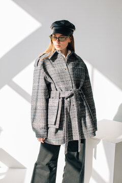Winter fashion portrait