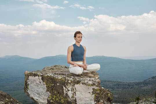 Modern Woman Practicing Meditation