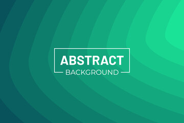 Green gradient curved stripes background illustration
