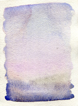 Violet shades abstract watercolor background 