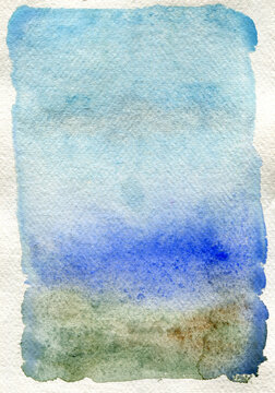 Blue and green abstract background 