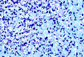 Light Multicolor vector elegant background with leaves.