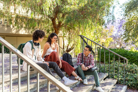 Students Enjoy Hanging Outside