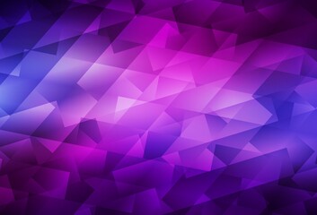 Fototapeta premium Light Purple, Pink vector template with rhombus.
