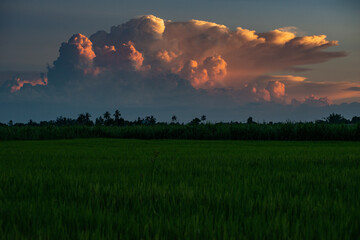 Sunset cloud