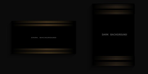 Fototapeta premium premium background with gold stripes on top and bottom, for covers, posters, banners, billboards