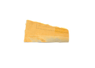 Collection of Recycled paper,crumpled paper,unfolded piece paper on white background