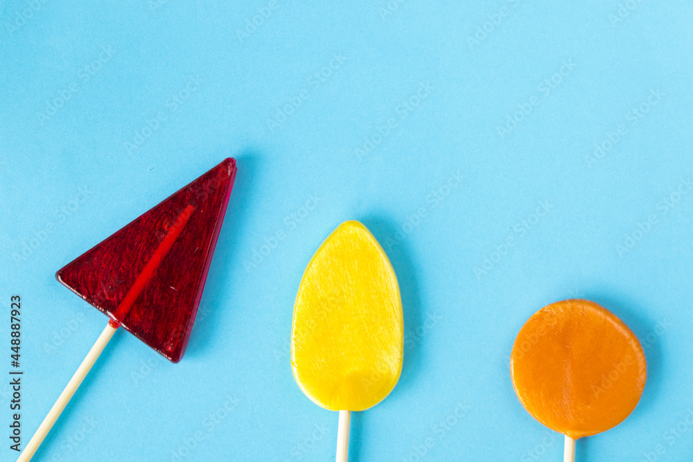 Canvas Prints Lollipops on a white background