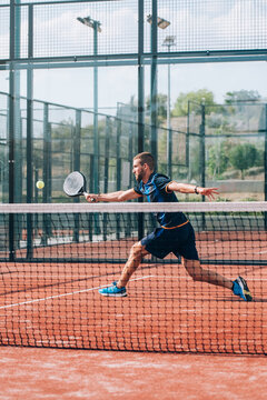 Man playing padel