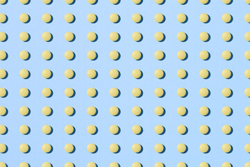 Seamless pattern with vitamin capsule