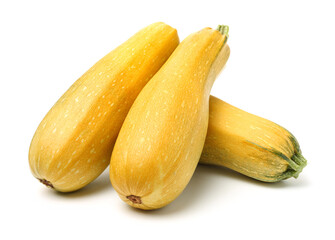 Zucchini on a white background 