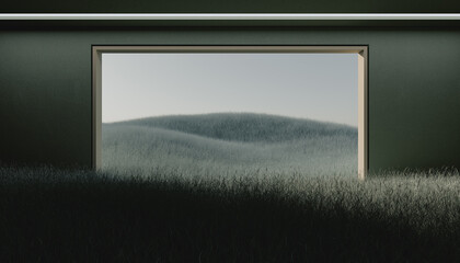 Abandoned minimal house