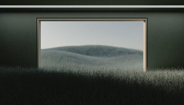 Abandoned minimal house