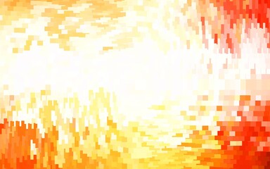 Light Orange vector background in polygonal style.