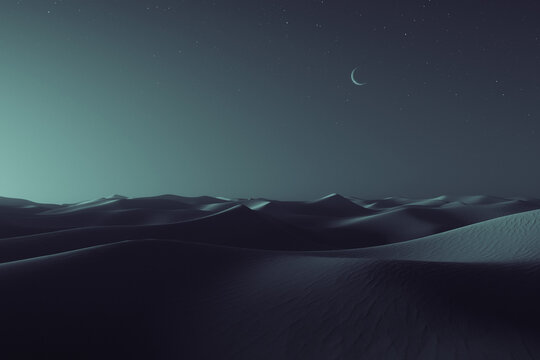 Fototapeta Night in the desert