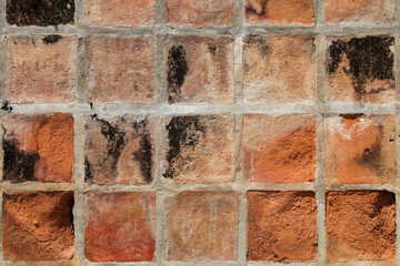 Brick wall., Abstract of brick wall for background.