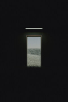 Abandoned minimal house